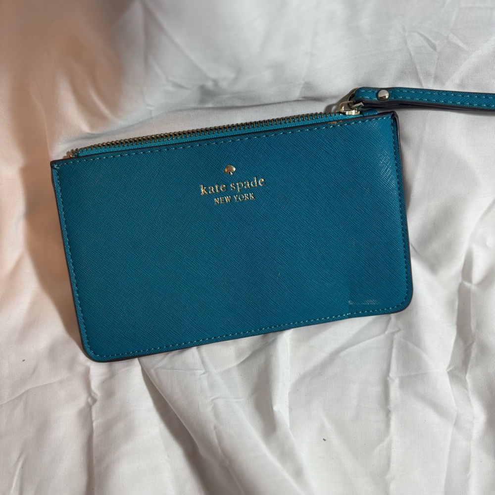 Kate Spade Teal Wristlet